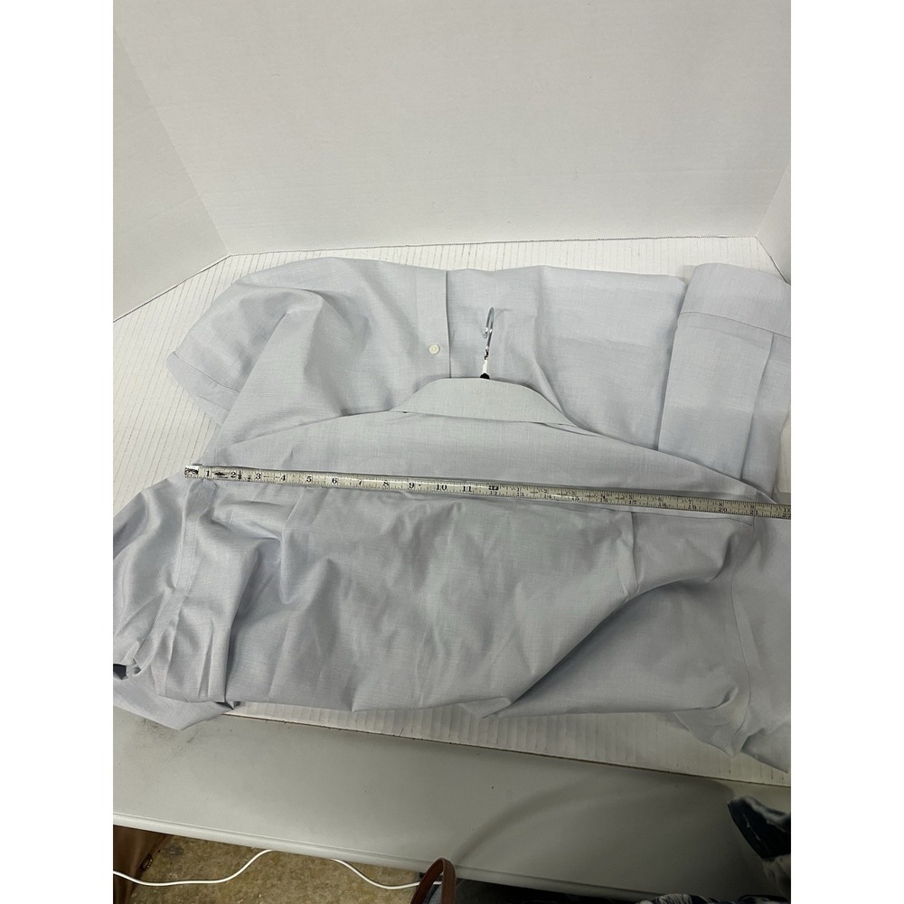 Calvin Klein Non-Iron Men's Slim Fit Dress Shirt – Tall Size - Picture 9 of 12